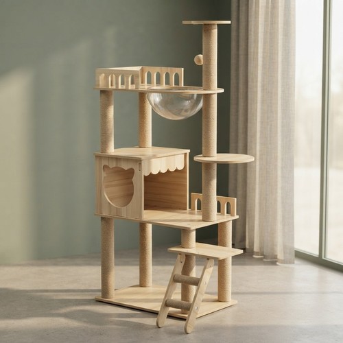 Compact cat tower - tower, with