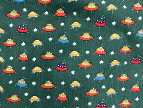 Cotton spaceship print - print, fabric